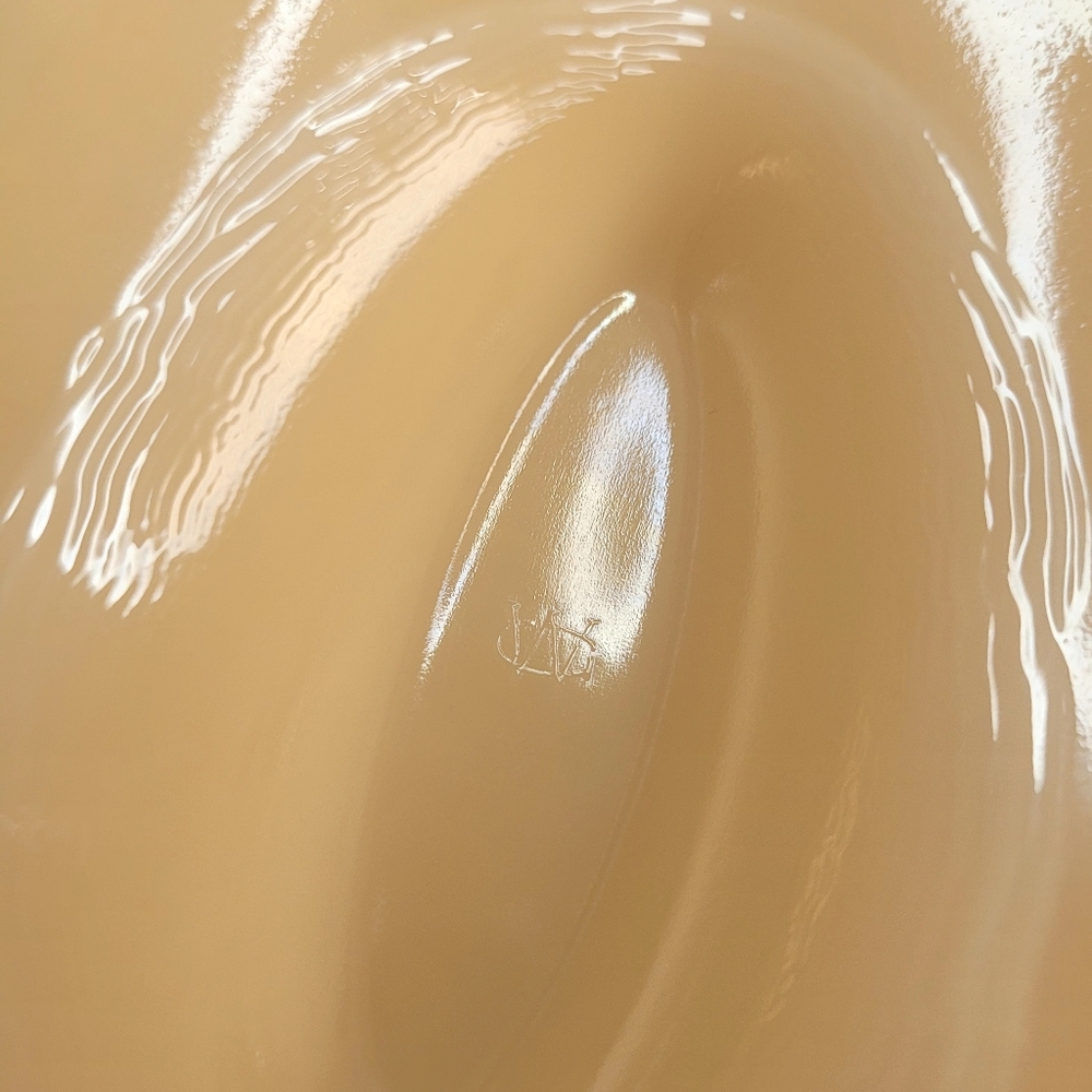 Westmoreland Peach Pedestal Bowl - Picture 3 of 5